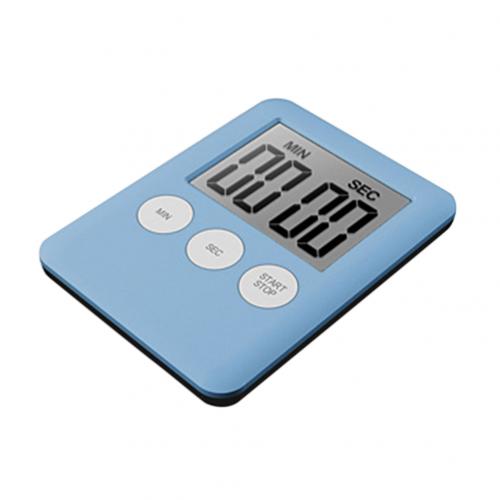 Digital Screen Kitchen Timer Large Display Digital Timer Square Cooking Count Up Countdown Alarm Clock Sleep Stopwatch Clock: Blue