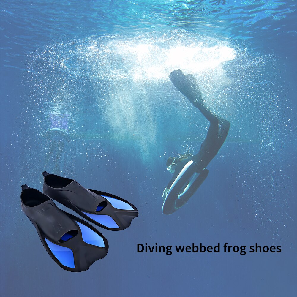 Adult flexible diving fins swimming neoprene snorkeling on sports swimming fins rubber fins non-slip swimming shoes water sports