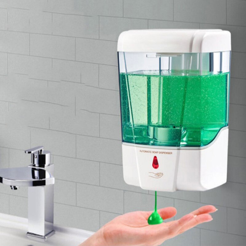 Soap Dispensers 700ml Automatic Sensor Soap Dispenser Touchless Liquid Sanitizer Wall Mounted Automatic Liquid Soap Dispensers