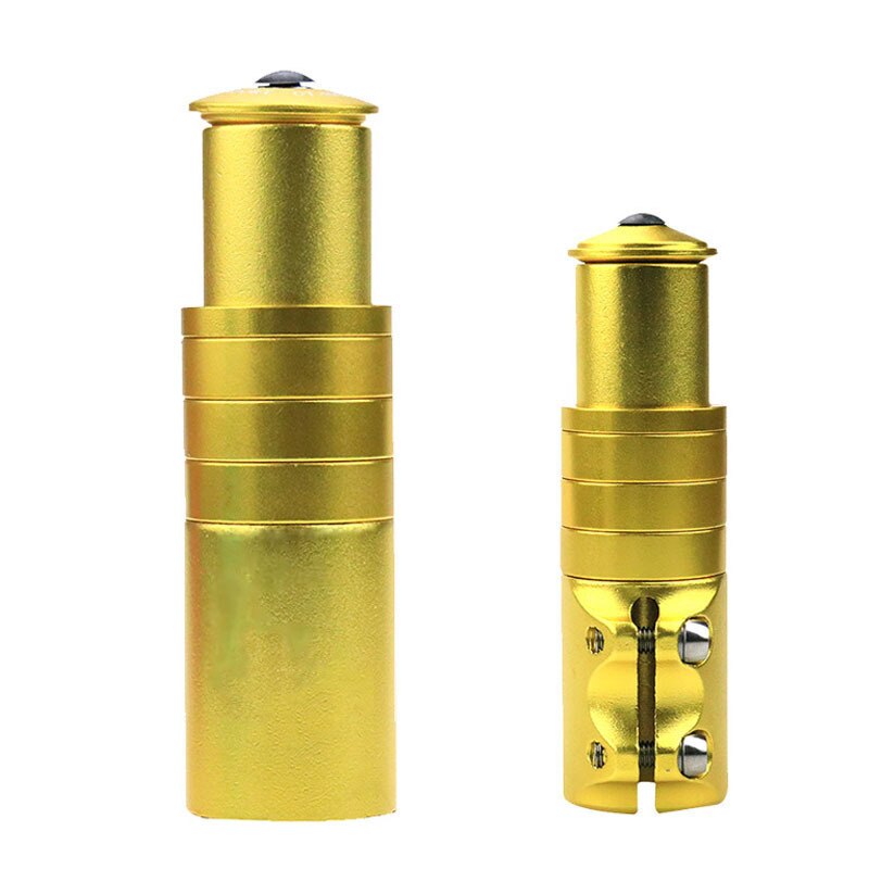 Mountain bike front fork tube extender vertical elevator bike riding accessories: 12cm Yellow