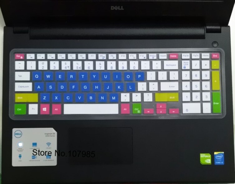 15.6/17.3 inch Silicone laptop keyboard cover Protector Voor Dell Inspiron 15 17 3000/5000/7000 serie i5755 5748 I5547 i3551
