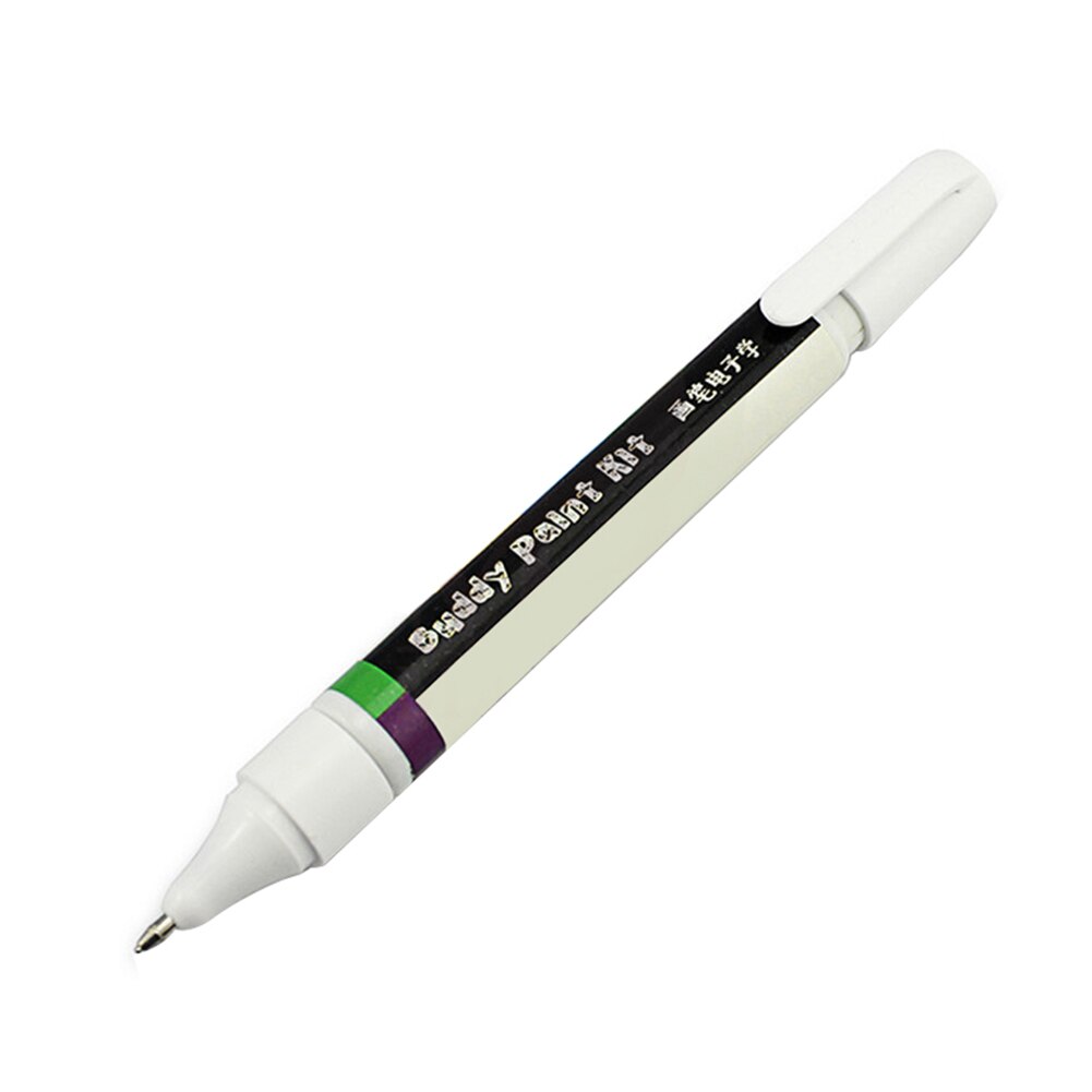Pluma de tinta conductora de 6ml, pluma de dibujo de circuito electrónico, reparación de circuito DIY, pluma conductora mágica al instante, 1 ud.: Default Title