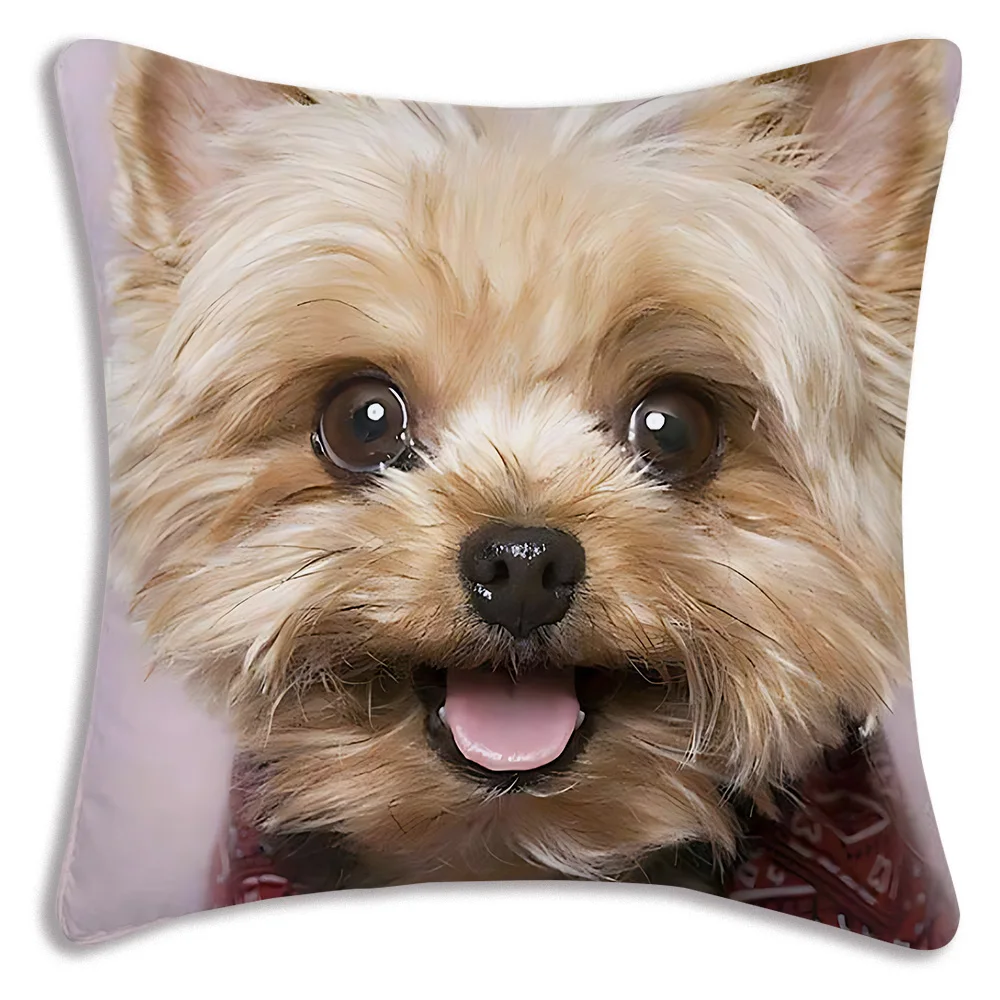 Fodere per cuscini per cani carini Divano dei cartoni animati Federa decorativa per la casa Stampa Fodera per cuscino carina