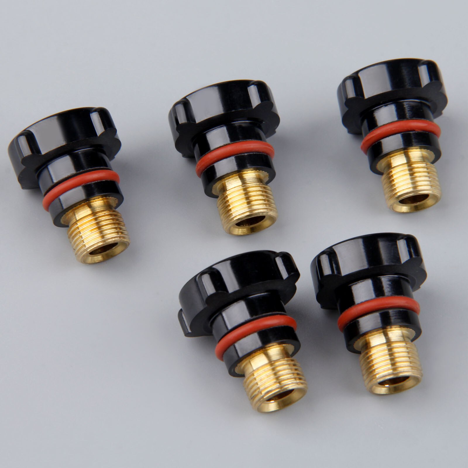 5Pcs 57Y04 TIG Welding Back Cap (Short) for WP17 18 26 TIG Welding Torch Lincoln PTA17 18 26 Torch Miller Diamondback DB17 18 26
