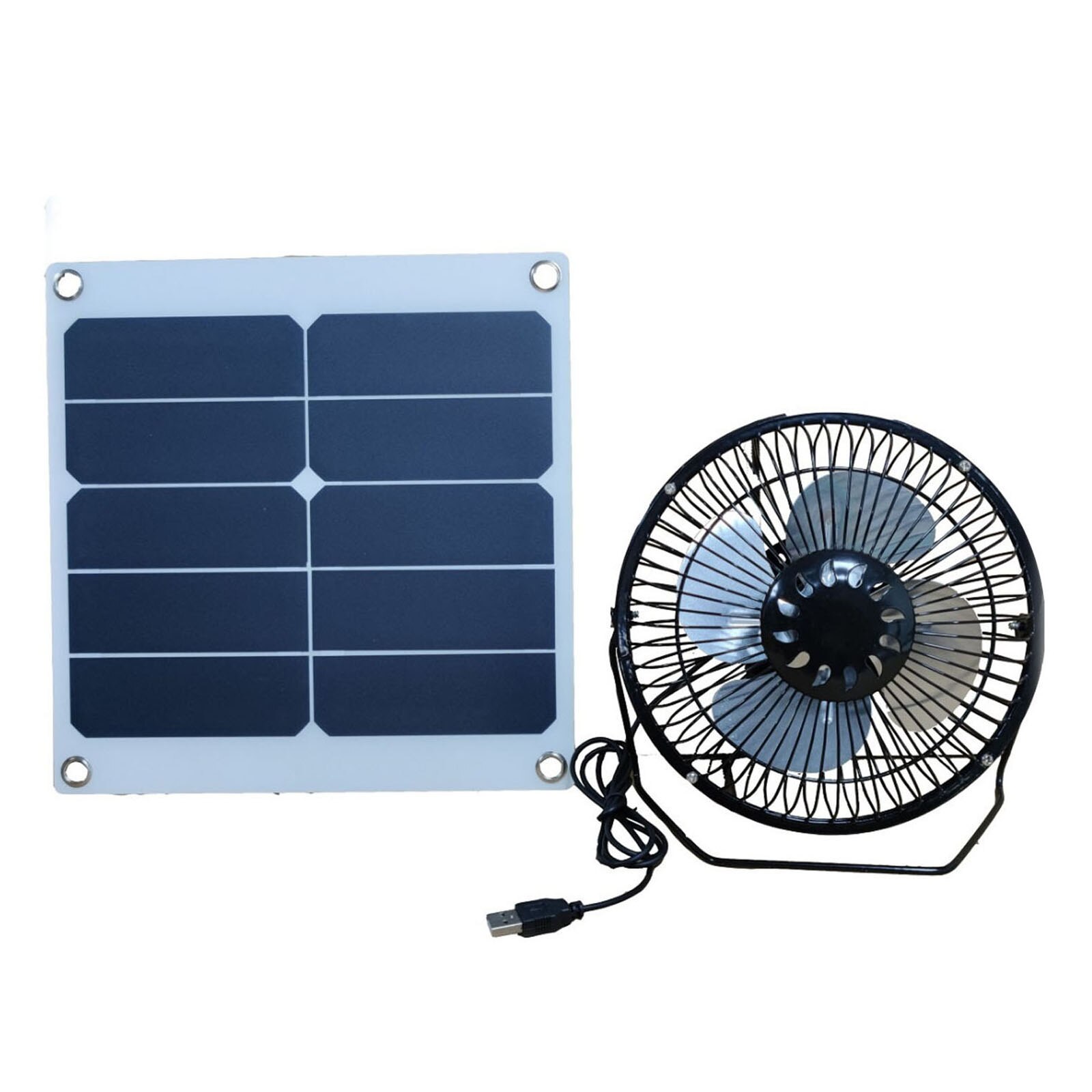 Ventilatore solare-12V 12W ventilatore per serra camper pollaio ventilatore ad energia solare ventilatore per animali domestici: Default Title