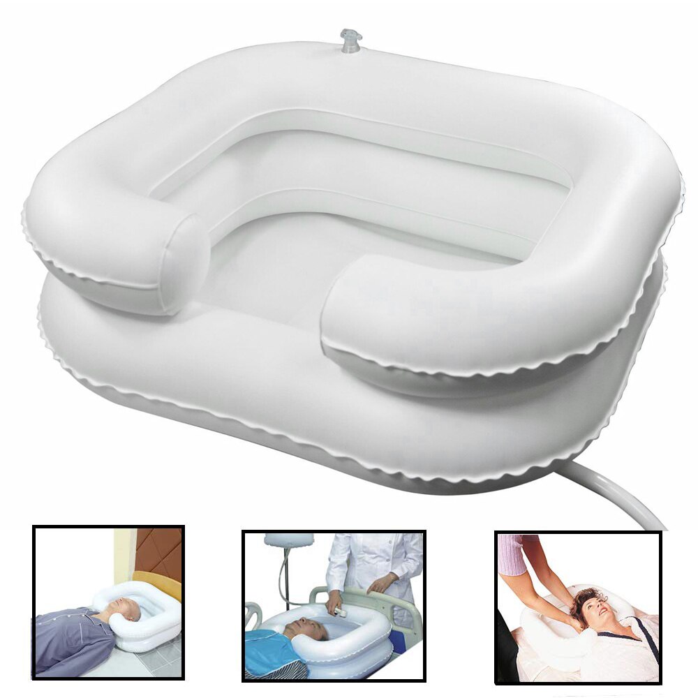 Zuinig Pvc Opblaasbare Draagbare Shampoo Wastafel Voor Gehandicapte Ouderen Makkelijk Veilig Wassen Ds99