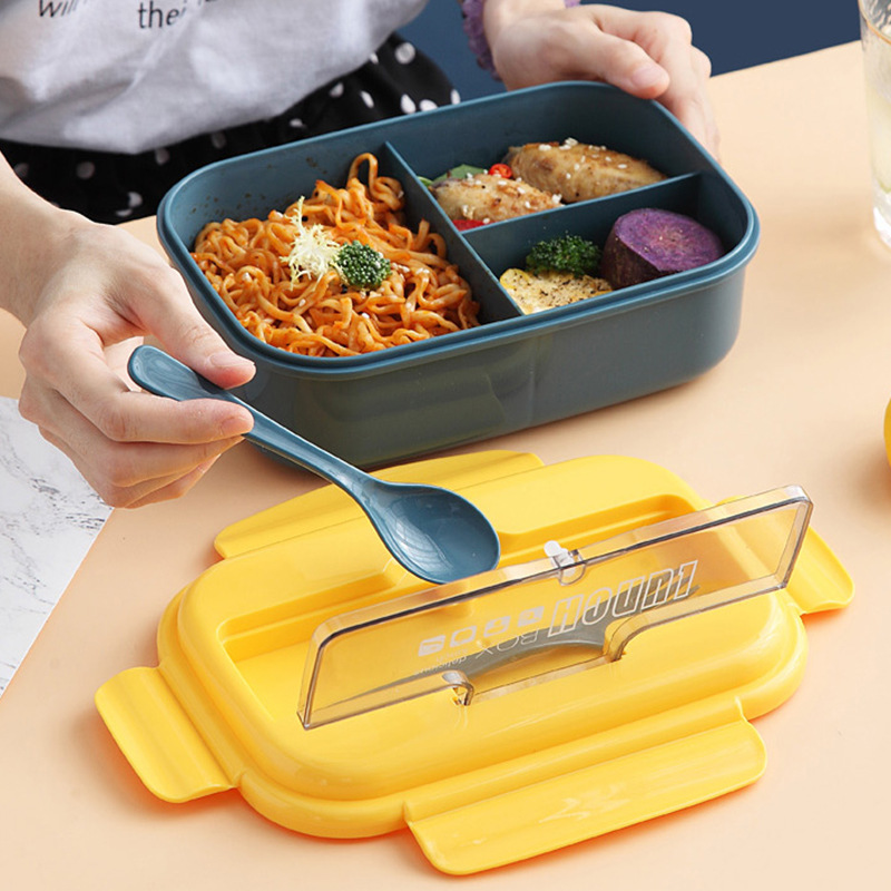 Nordic Portable Lunch Box Fruit Salad Food Container Student Bento Box For Kids Office Worker Japanese Style Microwave Tableware