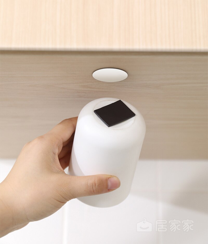 In Voorraad! Zelfklevende Magnetische Stickers Kan Worden Gesneden Adhesive Magnetische Haak Punch-Gratis Keuken Muur Magneet Patch Magnetische Haken Gereedschap