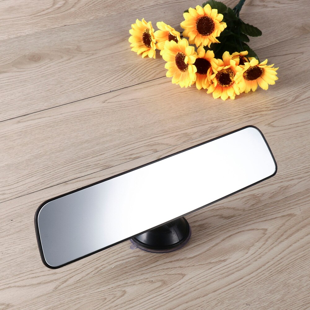 Panoramic Rear view Mirror Universal Wide Angle Rear View Mirror with Suction Installation