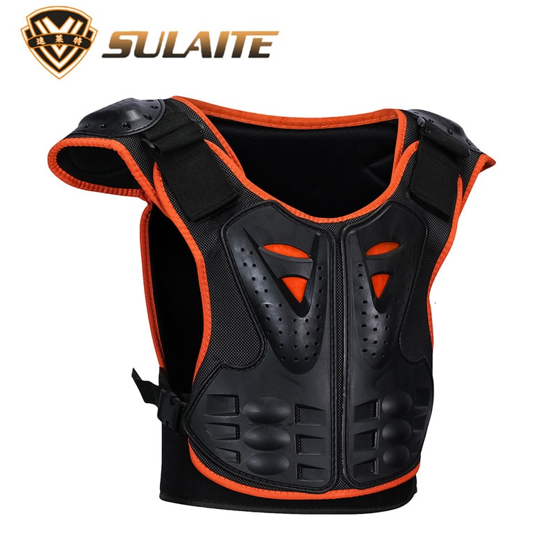 Pattinaggio a rotelle per bambini protezione per la schiena torace protettivo colonna vertebrale notte armatura riflettente bambini equitazione abbigliamento armatura