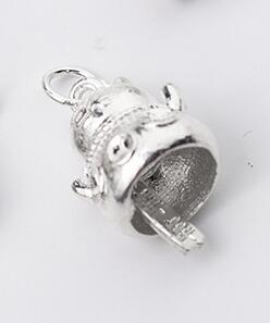 925 Sterling Silber Glück Katze Glocke Reize Multi Größe Handwerk Glück Anhänger Für DIY Schmuck Machen Materialien: 5 18mm 1Stck