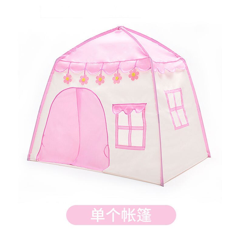 Kinderen Indoor Prinses Teepee Bed Meisje Jongen Baby Tipi Kind Pop Thuis Vouwen Huis Spelen Wigwam Voor Kinderen Kinderen speelgoed Tent: Roze