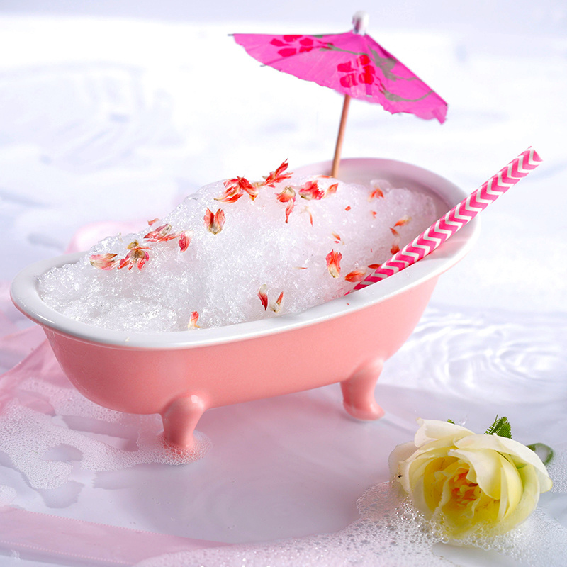 Bathtub Cocktail Glass Ceramics American Bar Party Drinkware Mixed Wine Glasses Dessert Cake Smoothie Cup Tiki Mug