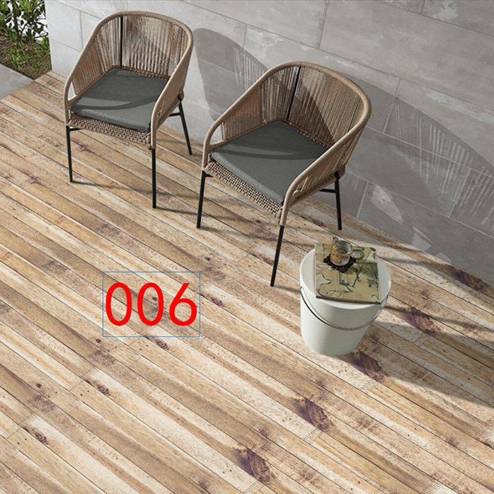 20X50 Cm Simulatie 3d Houten Vloer Stickers Stickers Stickers Tegel Art Floor Muurstickers Stickers Diy Keuken Badkamer decoratie: F