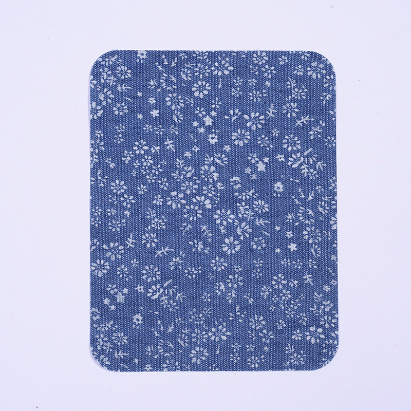 8Pcs Jeans Iron-on Patches Clothes DIY Repair Pants Knee Applique Apparel Self-adhesive Hole Repair Patch