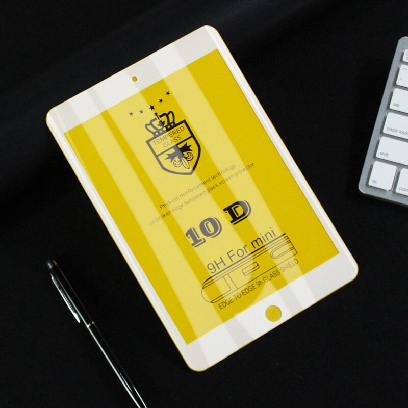 10d tablet pc gehard glas voor apple ipad mini 5 4 3 2 screenprotector voor ipad mini 5 volledige dekking 9h beschermglas