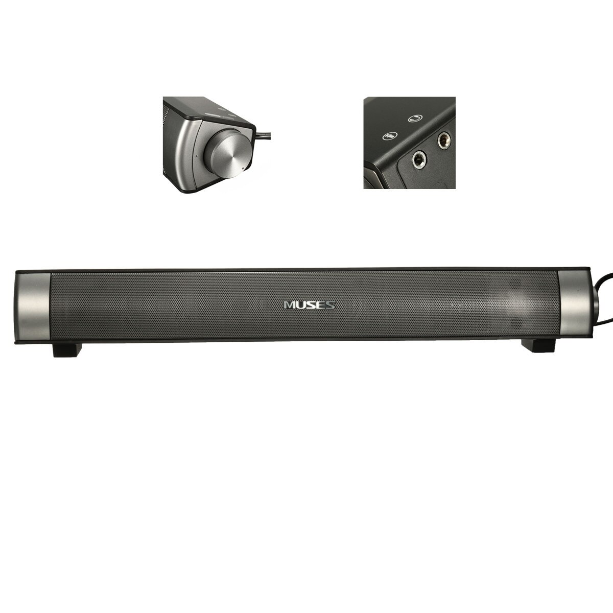 Multimedia Audio HIFI Stereo Wired Soundbar Speaker System 6W USB Sound Bar For Computer PC Laptop Desktop Smart Phone