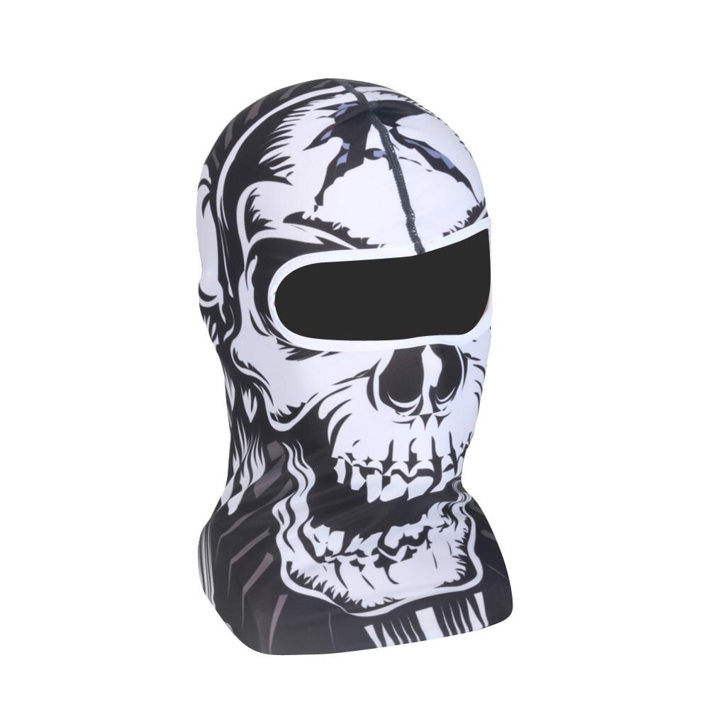 Mannen Vrouwen Balaclava Motorcycle Biker Volledige Gezichtsmasker Halswarmer Sjaal Schedel Bandana Hoed: Style 8 