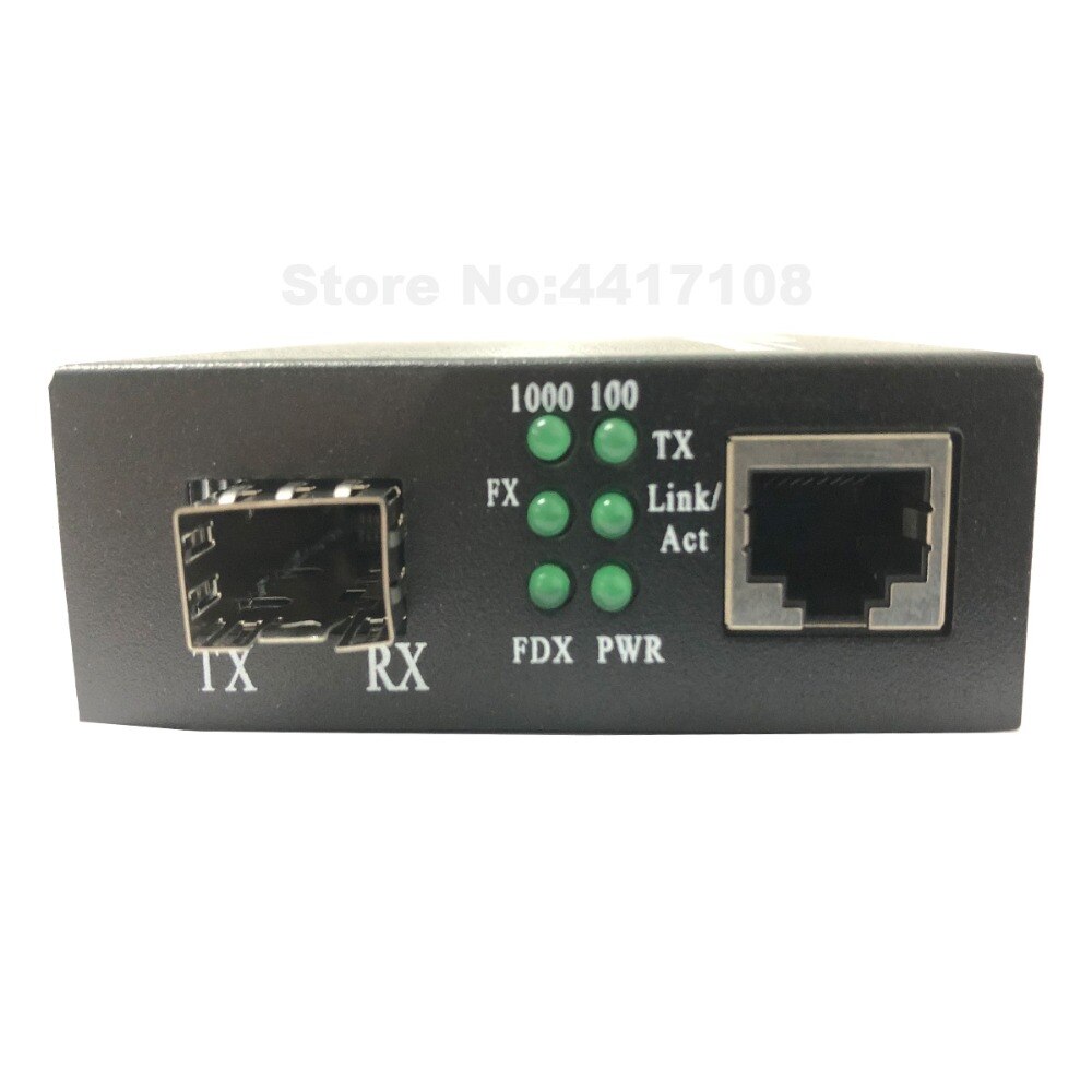 2 stks SFP Fiber om RJ45 converter gigabit SFP GPON/OLT media converter 1000 Mbps media converter transceiver fiber optische schakelaar