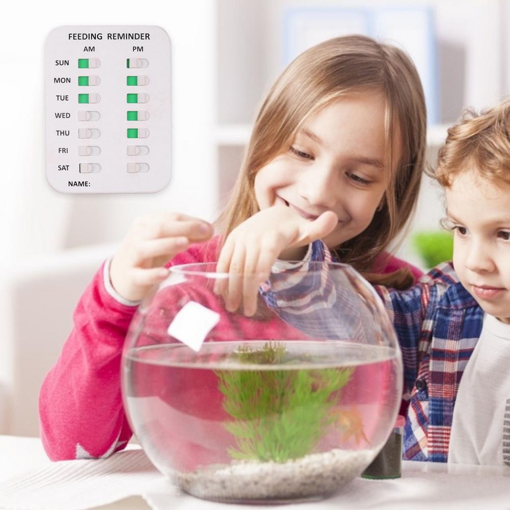 Pet Dog Cat Feeding Reminder Pet Feeding Chart Elderly Sticker Daily Indication Chart 3 Times A Day Reminder For Puppy/Kids/Old