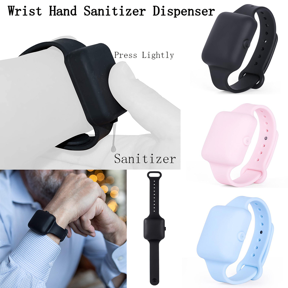 Genanvendelig silikone flydende bærbar beholder håndvask armbånd dispenser håndsprit armbånd håndsprit armbånd