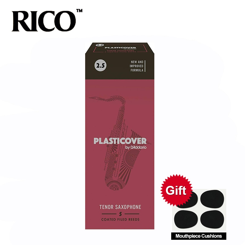 Rico plasticover tenor bb vinyl vandtæt sachs reed 2.5#, 3.0#,3.5#  box  of 5