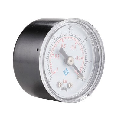 40mm 1/8BSPT -1-0bar -30-0inhg Barometer vacuum Hydraulic Gauge oil Fluid Water Pressure Gauge Meter diameter for Air Compressor