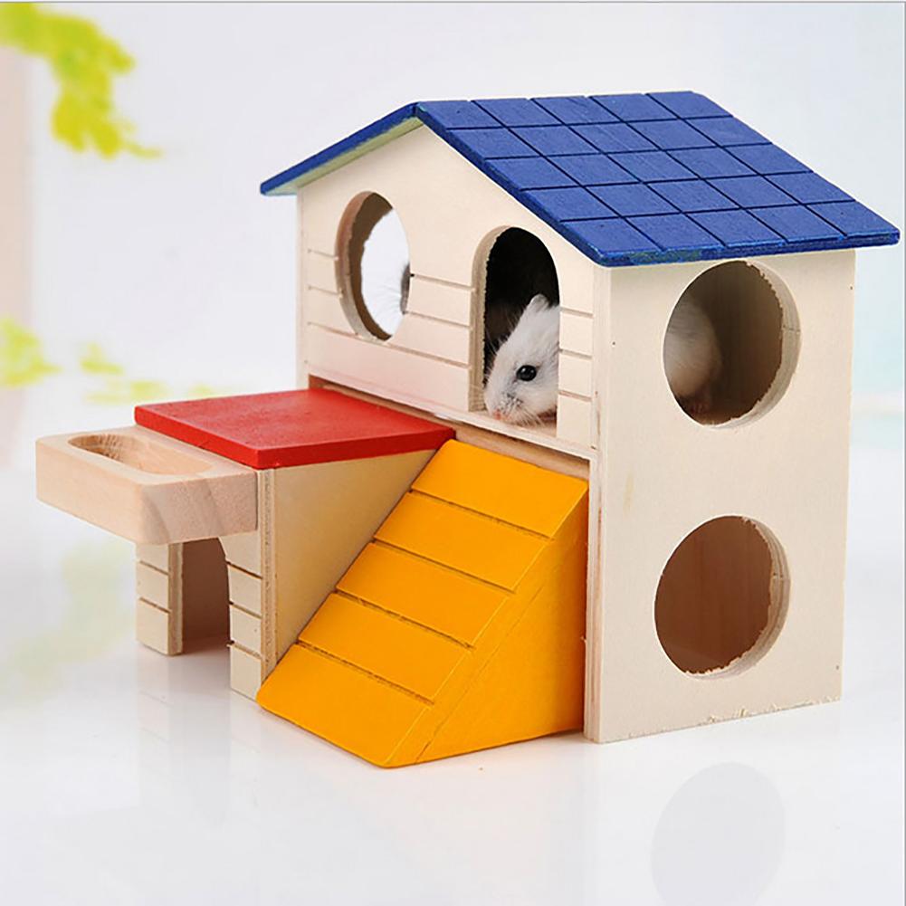 Picture of Double Layer Hamster Mice Squirrel Hidden Play Vil... – Vicedeal