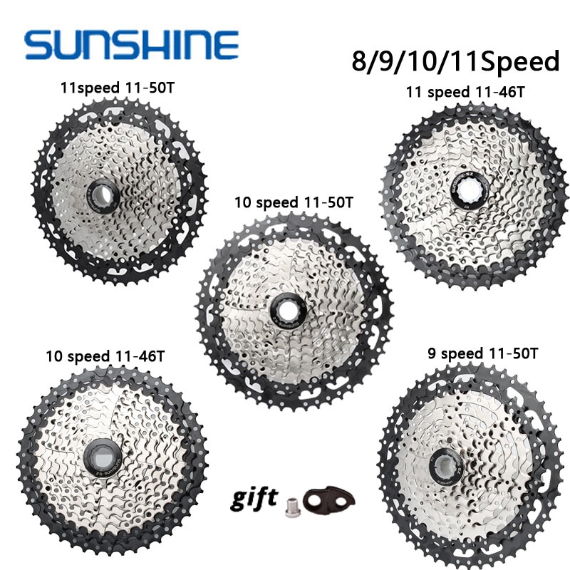 Cykel mtb kassette 8s 9s 10s 11s speed 32/36/40/42/46/50t frihjul breddeforhold mountainbike svinghjul