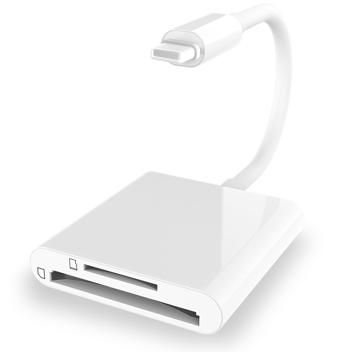 Adapter for Lightning to RJ45 Ethernet OTG Adapter LAN Wired Network with charge and USB 3 camera reader port for iPhone/iPad: SD TF