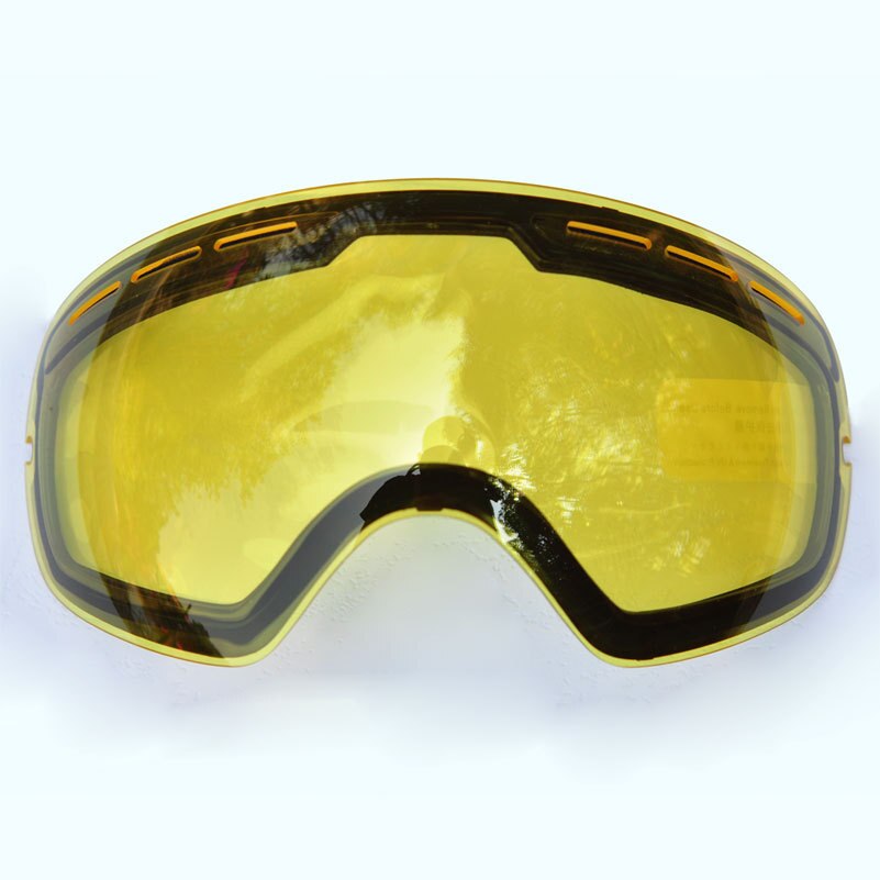 Large Spherical Ski Goggles Double Layer Fog Cocker Myopia Industry Ski Goggles Mountain Climbing Eye Protection Adult Men and W: Night Brightening Lens