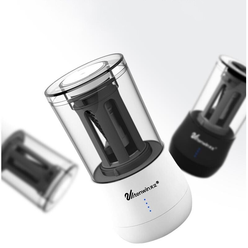 Diez-WIN sacapuntas eléctrico doble uso multifunción arte automático aprendizaje boceto lápiz sacapuntas electrónico