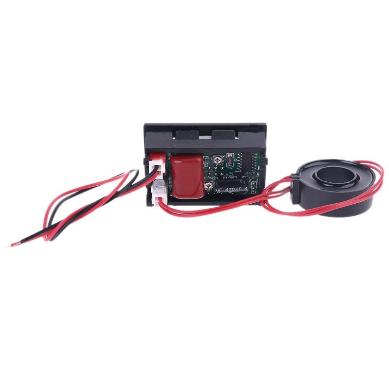 0.28" Digital Voltmeter Ammeter AC 60-500V 10A 50A 100A Current Meter Volt Gauge with Current Transformer