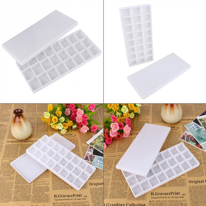 Professionele Palet Plastic Olie Aquarel Palet Vouwen Mengen Aquarel Palet Lade Kunstenaar Verf Schoolbenodigdheden