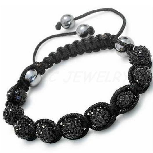 fg4 10mm 9x Disco Ball beads crystal bracelet magnetic handmade bracelets for women