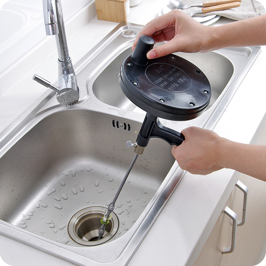 Afvoer Reinigers met 5 M Staaldraad Afvoer Vijzel Afvoer Verstoppen Remover Gebruik voor Sanitair Slang Pijp Cleaner Aanrecht bad Afvoer