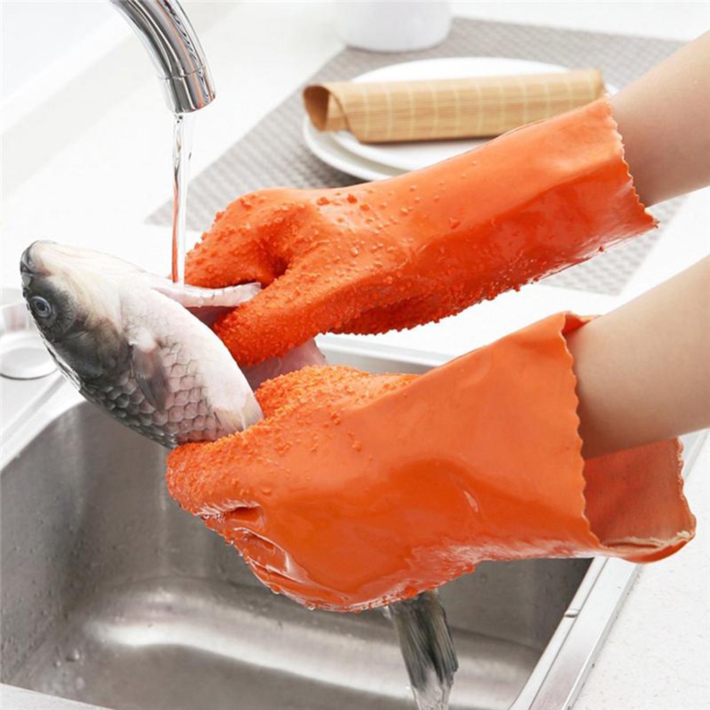 1 Paar Peeling Aardappel Handschoenen Peel Groente Vis Schaal Handschoenen Antislip Keuken Cleaning Tools Huishoudelijke Groente Handschoenen