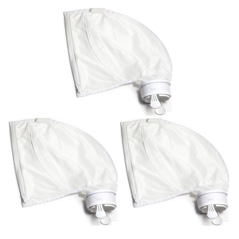 3PCS Zippered Bag Replacement Fits For Polaris 280 480 Pool Cleaner All Purpose Filter Bag Swimming Pool Cleaner Bags: Default Title