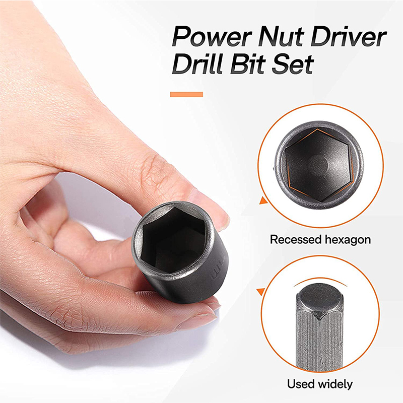 Powerful Socket Wrench Allen Socket 9/14-piece Air Nut Driver Set Allen Key Metric Socket Wrench Adapter