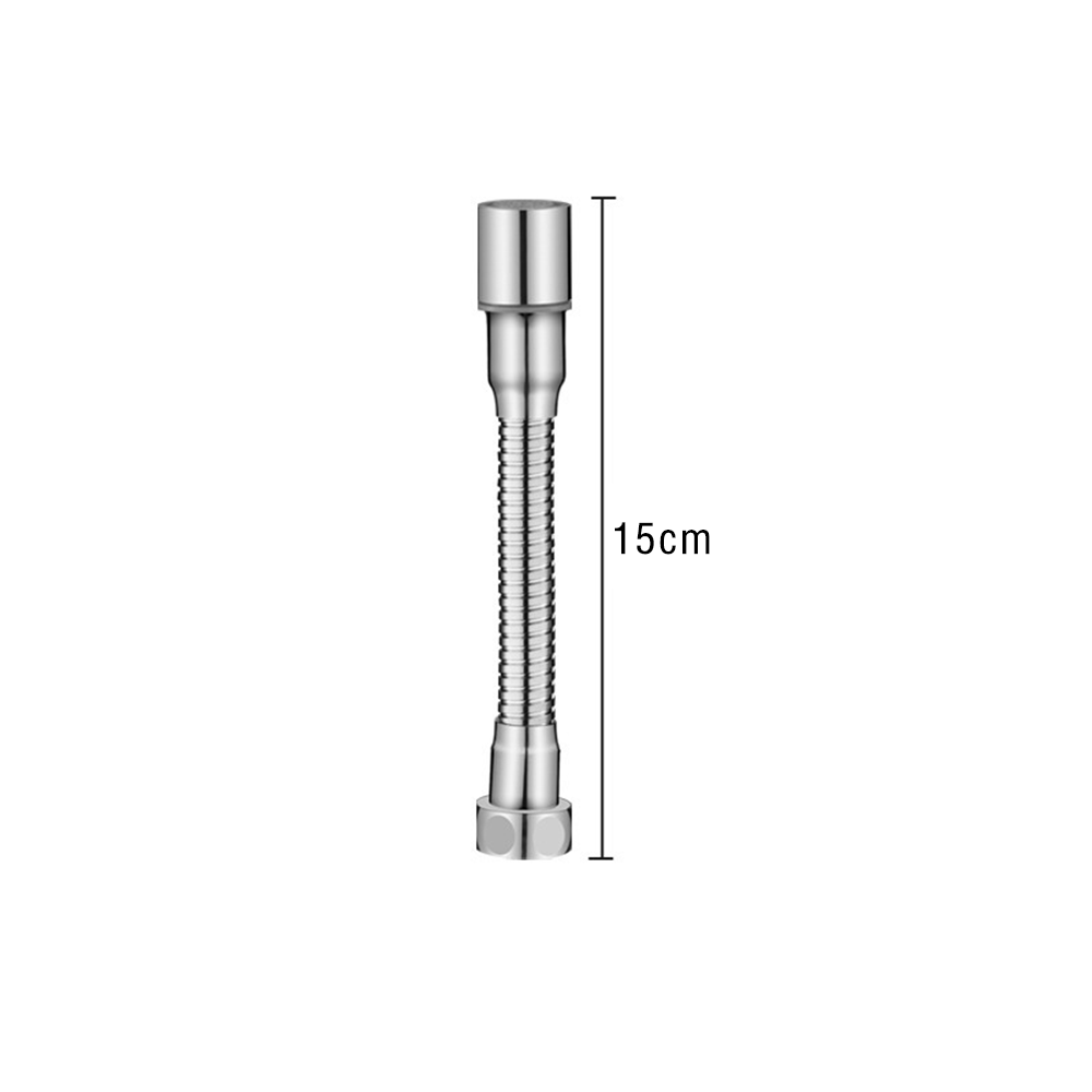 12-50cm Universal Wasserhahn Extender Edelstahl 360 ° Drehung Küchen spüle Anti-Spritz düse Belüfter Verlängerung schlauch Modi: YELLOW
