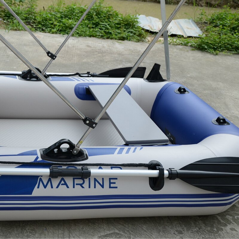 2 uds. Bote desmontable de aluminio reforzado remos remo largo PVC bote inflable canoa tipo Kayak para pesca Paddle Pad
