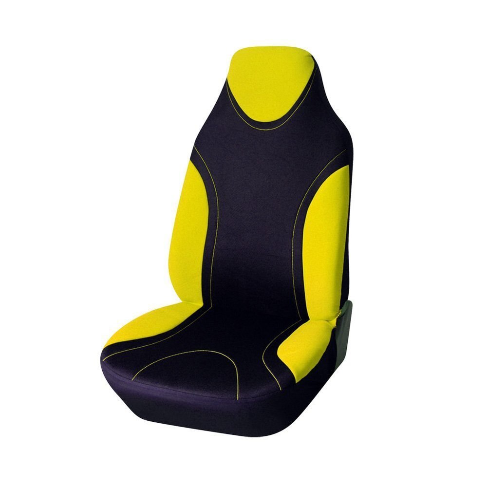 1pcs Multiple Car-style Airbag Compatibled Car Seat Cover Universal Fits Most Auto Interior Accessories Seat Covers Protection: Yellow-7