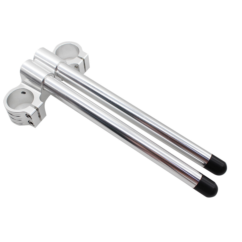 Steigleitung Rised Motorrad Lenker Clip-Ons Gabel CNC Aluminium Lenker Clip-ons Für Universal- 7/8 "22mm Lenker Motorrad