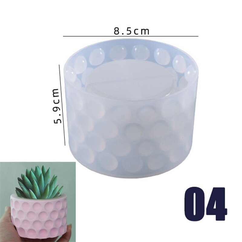 Silicone Molds For Concrete Flower Pot Cement Molds Succulent Plants Pot Mold Concrete Planters Moulds Diy Aromatherapy Plaster