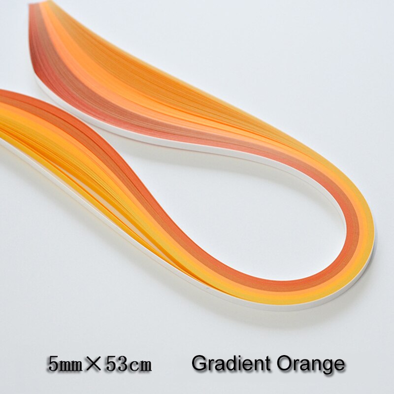 Quilling Quilling Papier einstellen Insgesamt 900 Streifen 9 Arten Gradienten Farben für Heimat Klassenzimmer Einkaufen Hochzeit Dekorationen: Orange(4 Farben)