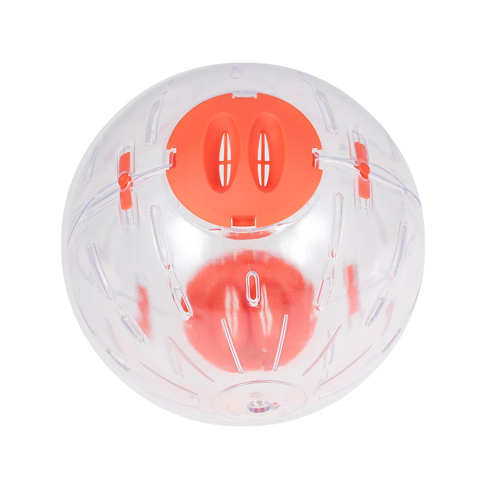 Plast gnaver mus jogging bold legetøj 6.3 tommer klar hamster gerbil rotte træningsbolde lege legetøj: Orange-diameter 16cm