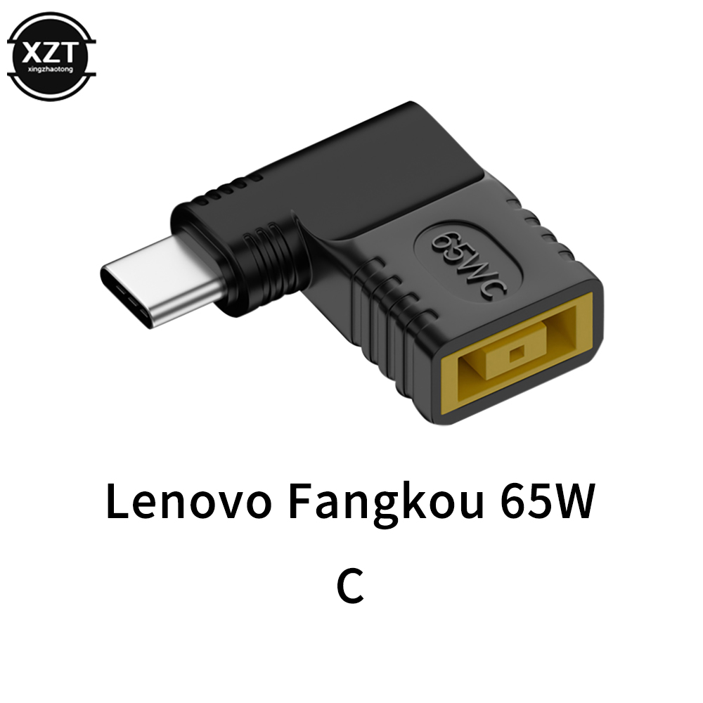 65W USB tipo C macho a DC 4,8*1,7 5,5*2,1 5,5*2,5 conector hembra de alimentación adaptador para ordenador portátil enchufe convertidor para Lenovo Hp Asus