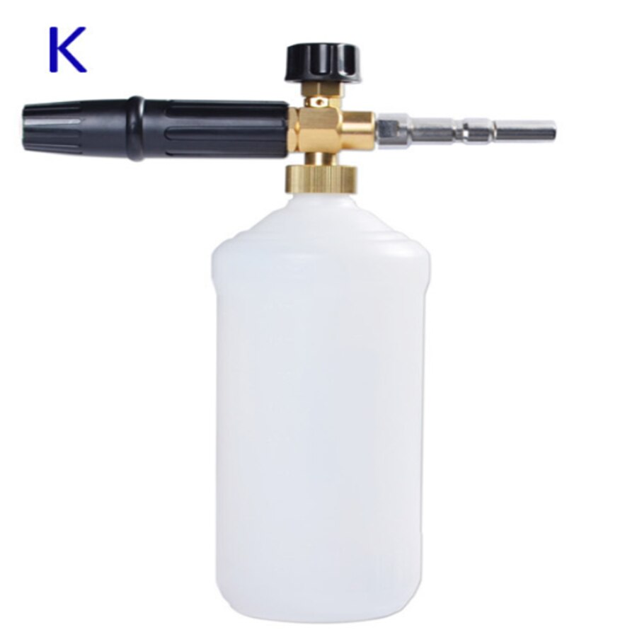 Foam Nozzle Hoge Druk Zeep Foamer Schuim Kanon Sneeuw Foam Lance Auto Schuim Wassen Voor Tornado Karcher K Hogedrukreiniger auto Washer: Paars