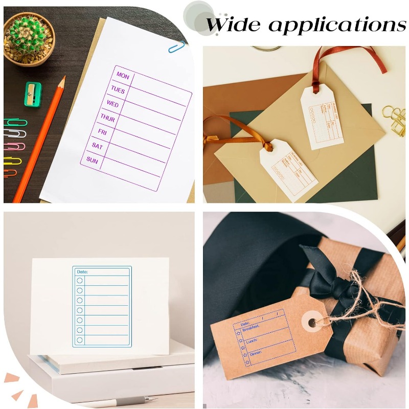 1 vel kalender planner siliconen duidelijke stempels maand week datum tijd transparante stempels voor het maken van kaarten DIY 6,3 x 4,3 inch