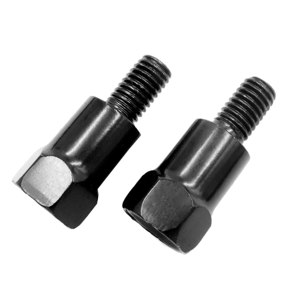 Adaptadores de espejos retrovisores para motocicleta M10 10MM M8 8MM rosca derecha izquierda en sentido antihorario tornillos de perno de conversión